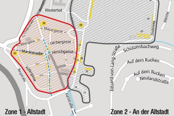 Jahresparkticket Zone 1 „Altstadt“